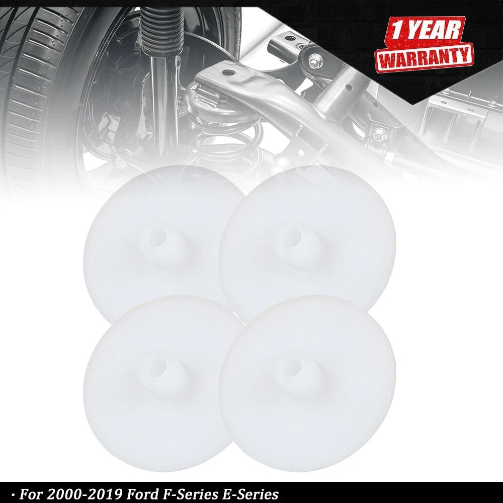 Set of 4 Rear Leaf Spring Insulator Inserts for Ford F-Series E-Series (2000–2019)