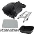 Trunk Backrest Pad Mount Rack Plate for Harley Electra Glide (2014–2023)