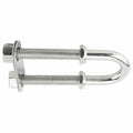 Stern Eye Mount U Bolt for Boat (3/8 Dia, 2 1/2" Thread Length)