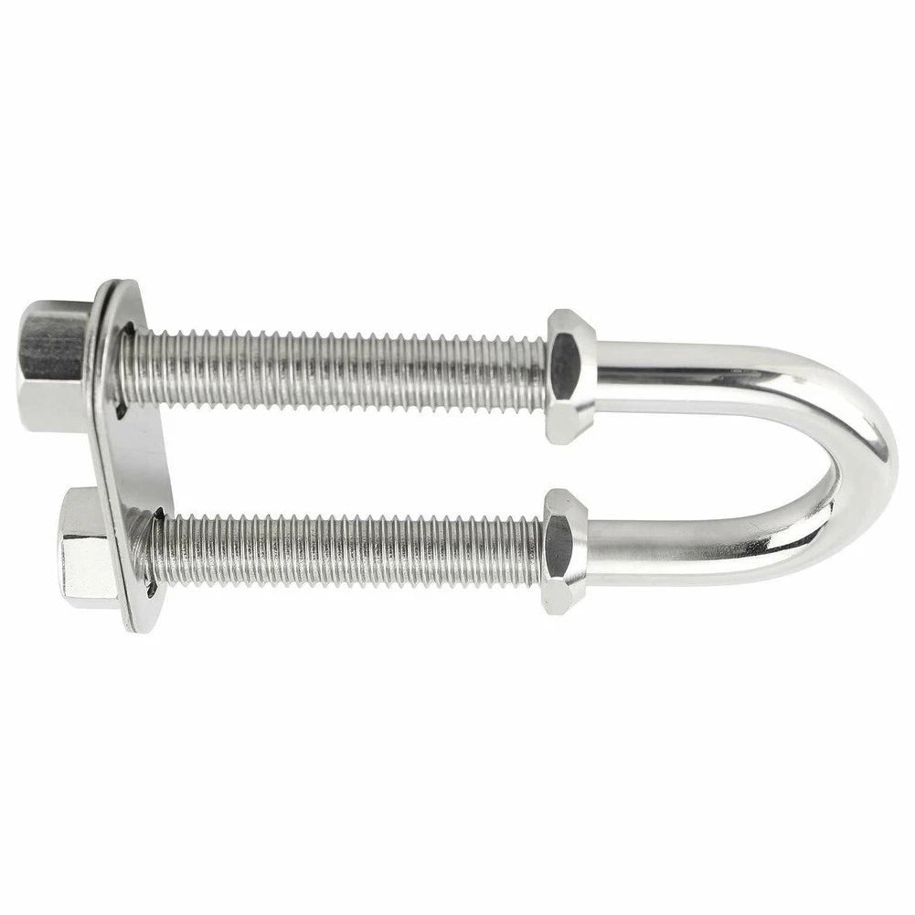 Stern Eye Mount U Bolt for Boat (3/8 Dia, 2 1/2" Thread Length)