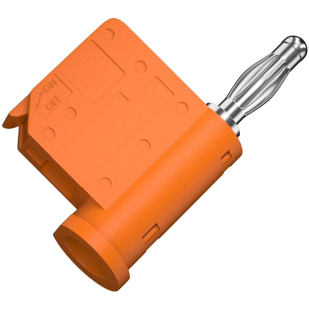 4mm Stackable Banana Connector for Universal Use (Solderless, Gold Nickel Plated)