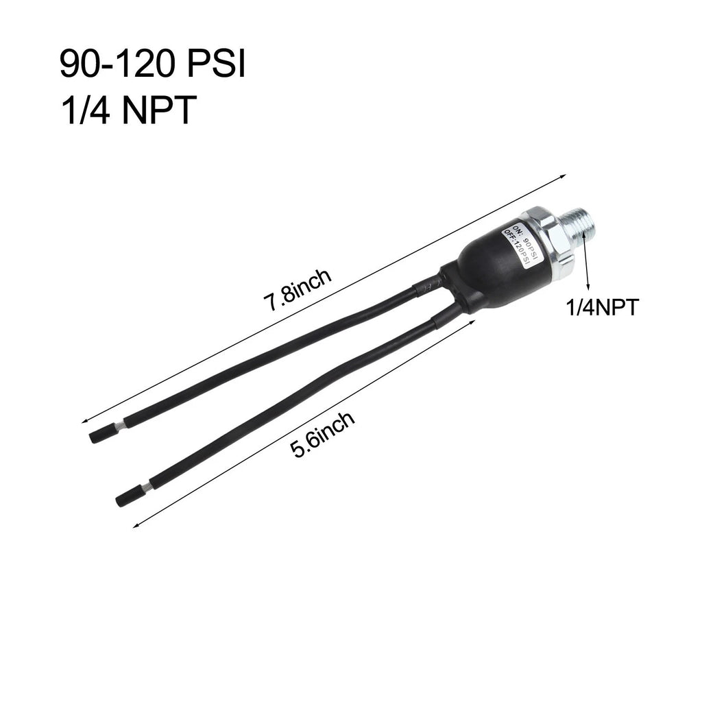 Air Compressor Pressure Switch 90120PSI 14 NPT for Efficient Control