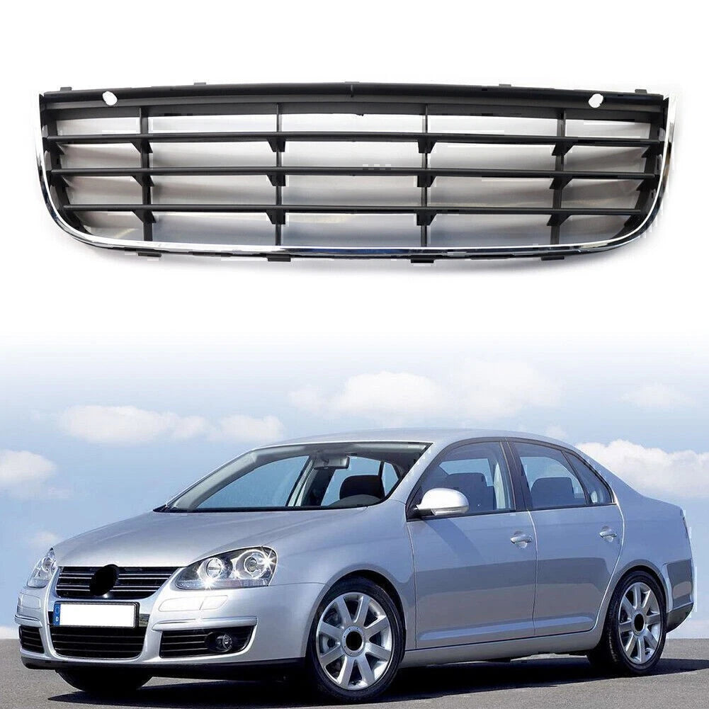 Chrome Front Bumper Lower Center Grille for VW Jetta MK5 (2005–2010)