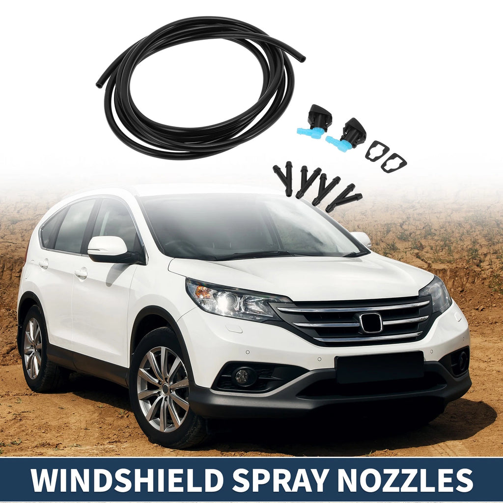 Set of 2 Front Windshield Washer Nozzles for Ford Focus (2000–2018)