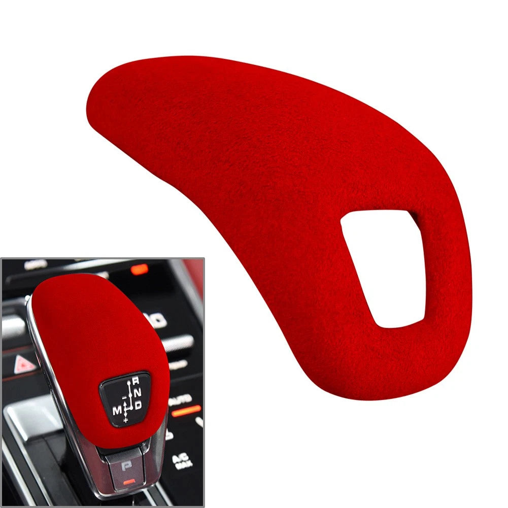 Suede Center Console Gear Knob Trim for Porsche Panamera (2017–2025)