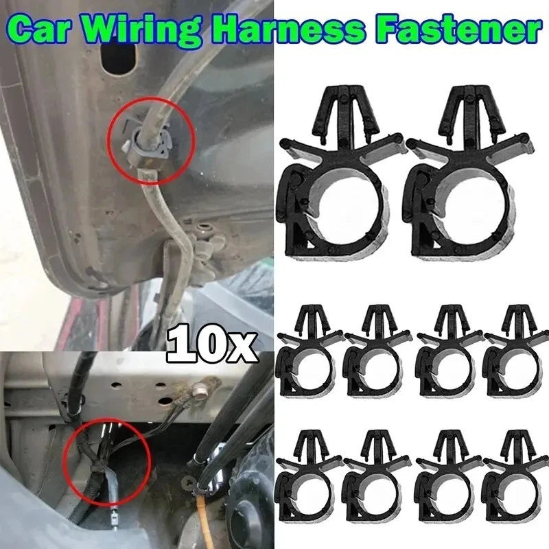 10PC Wiring Harness Fastener Clips for Universal Applications