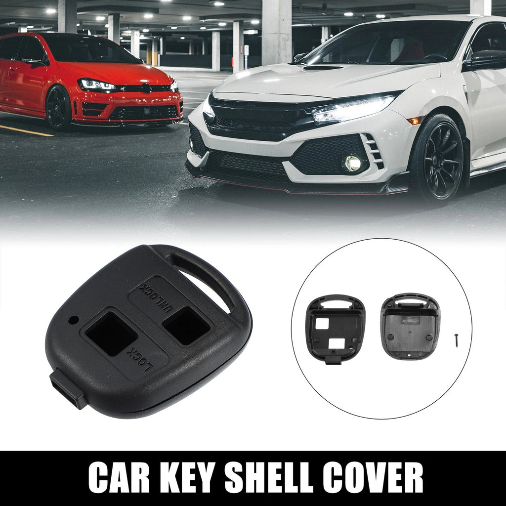 2 Button Keyless Remote Key Shell Cover Replacement for Toyota Corolla Rav4 (2010–2024)