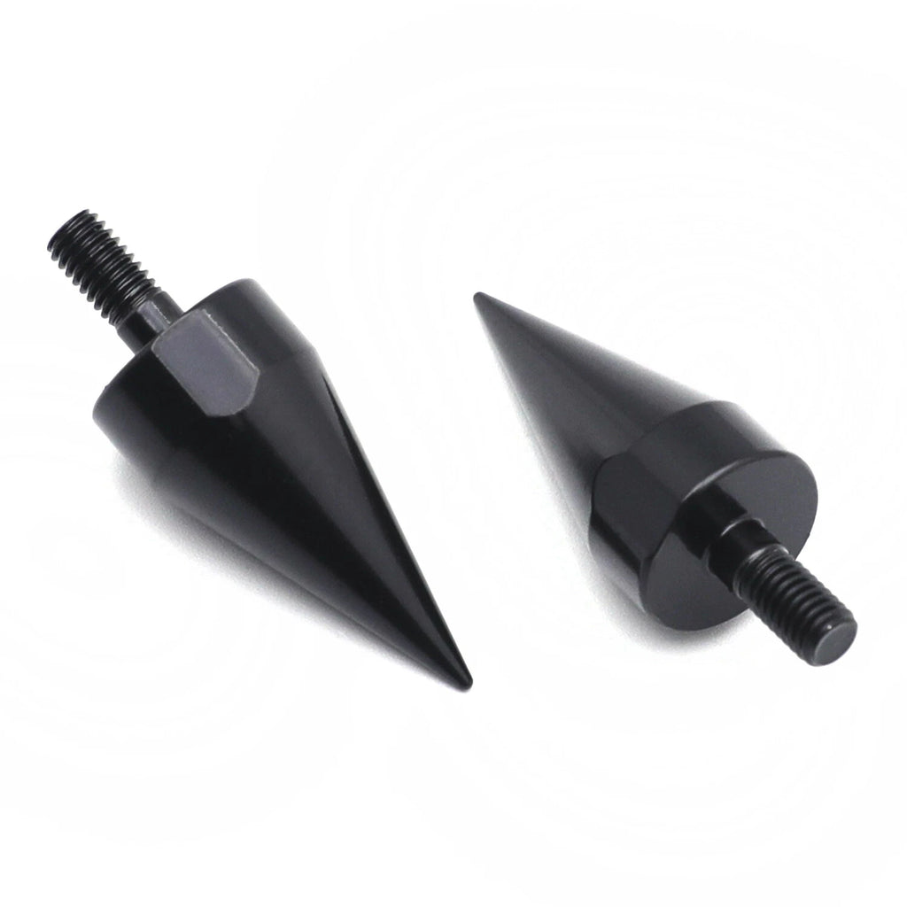 2PC Black Spike Bolts for Universal Motorcycle Windscreen Fairings
