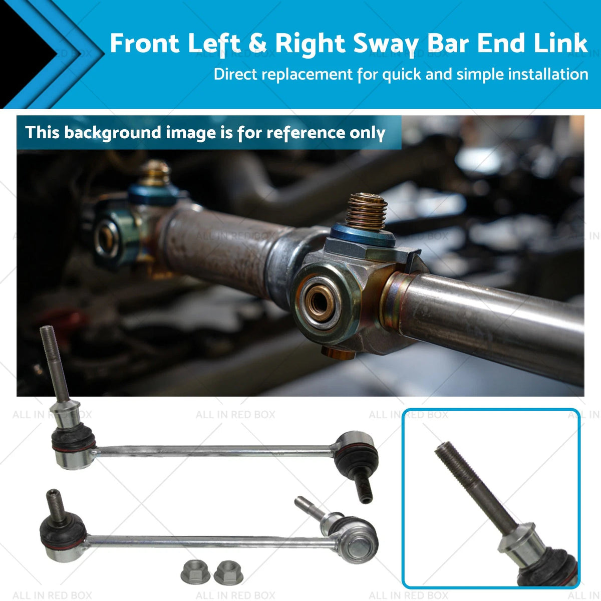 2X Front Sway Bar End Links for BMW E70 E71 E72 F16 F86 X5 X6