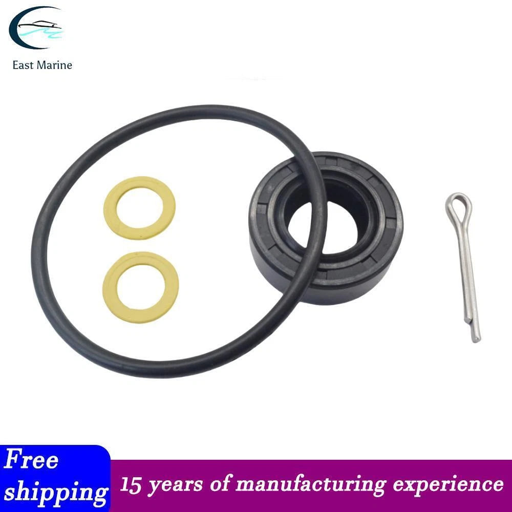 Bearing Carrier Oil Seal with O-Ring for Mercury Marine 4-6 HP Outboard