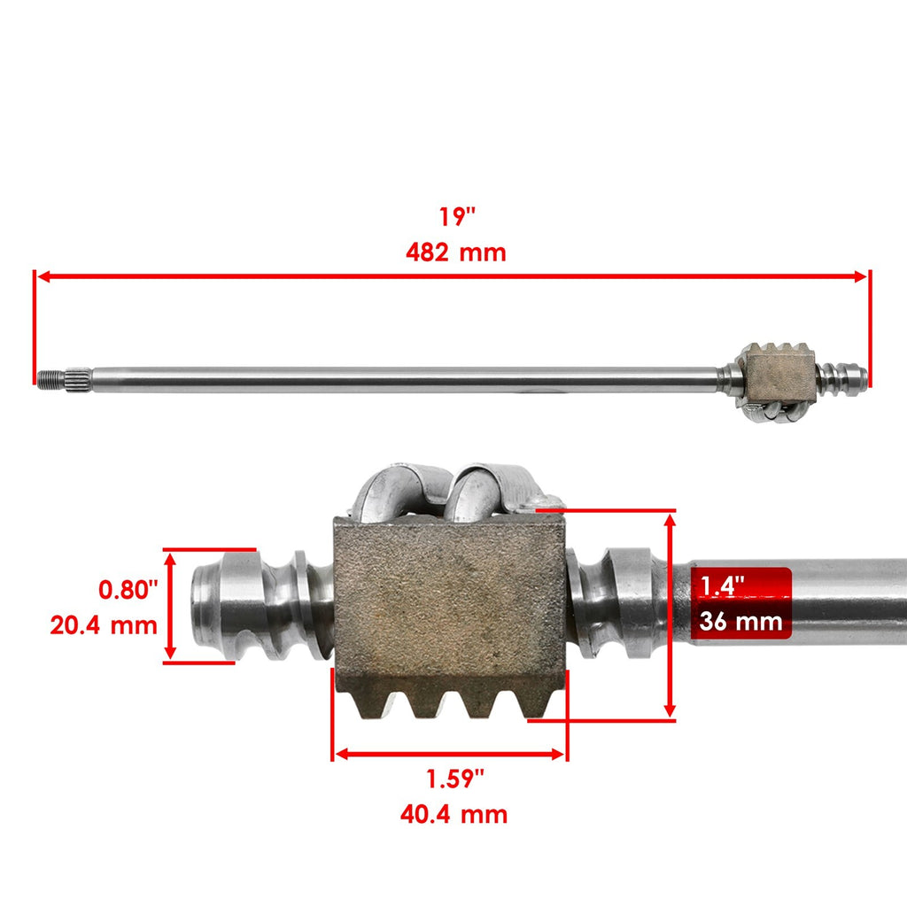 Steering Shaft Replacement for Kubota Tractor (2003–2006)