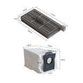 HEPA Filter & Dust Bag Replacement Set for ECOVACS N20 Plus Pro (2023)