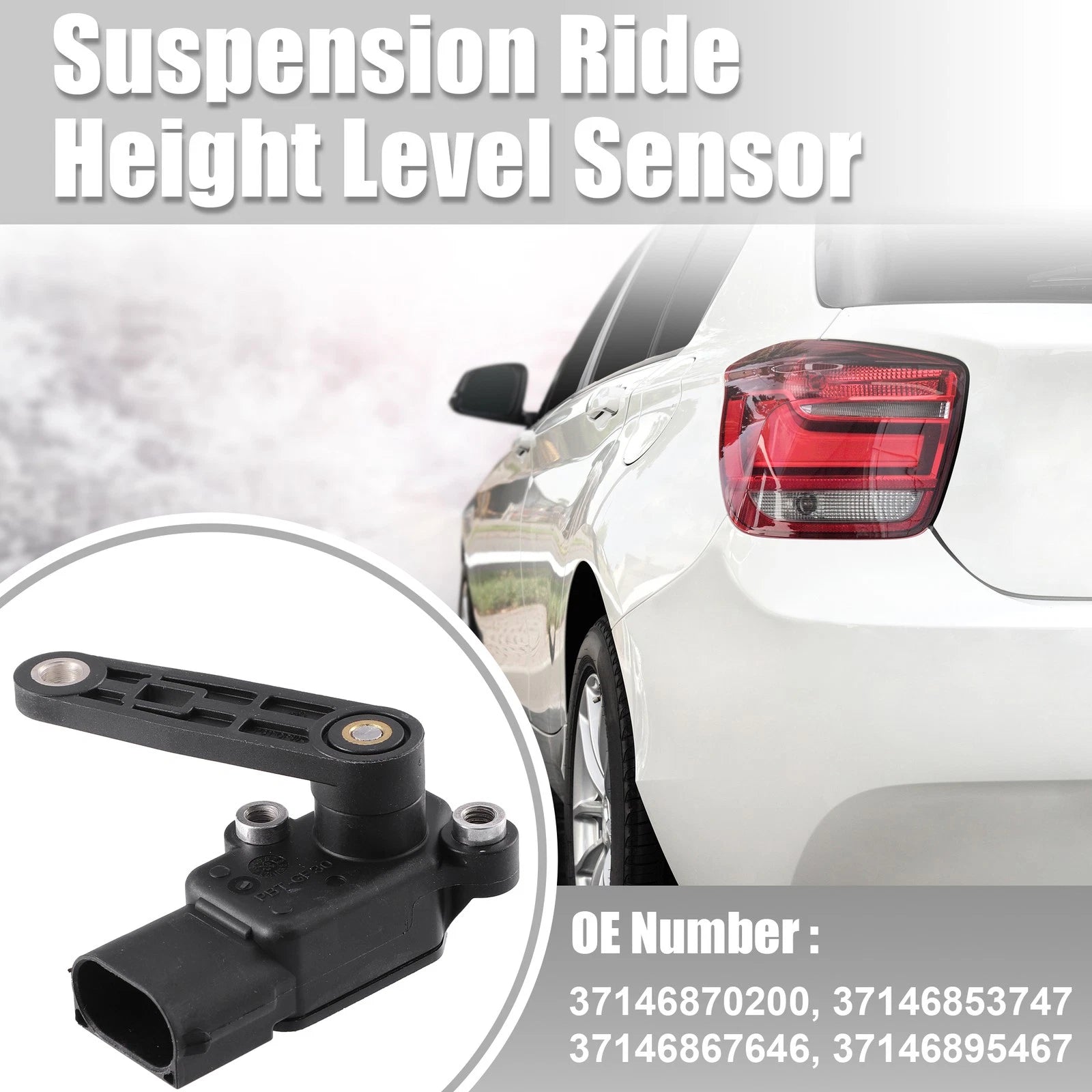 Air Suspension Ride Height Level Sensor Front Rear for BMW i3 (2014–2020)