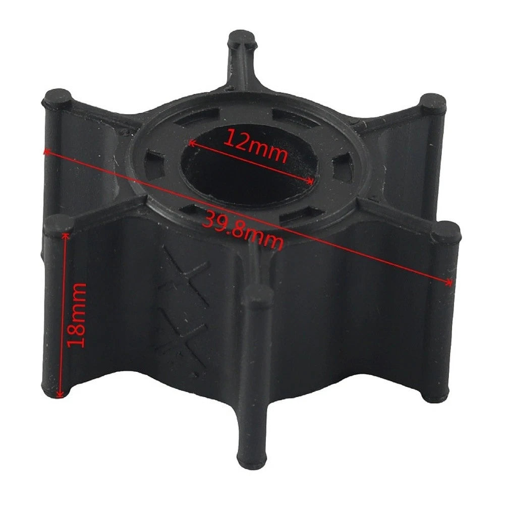 Neoprene Rubber Water Pump Impeller Kit for 6HP 8HP Outboards (2-Stroke)