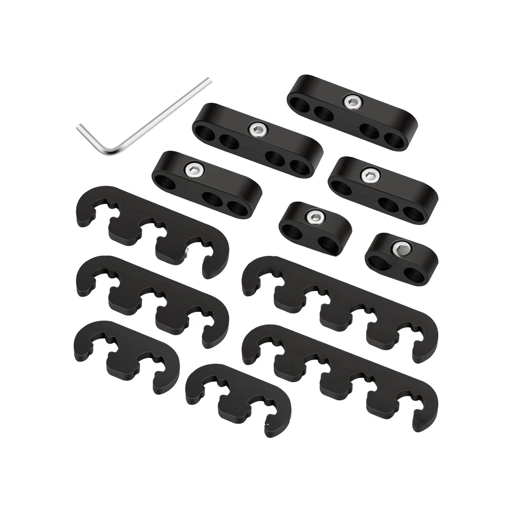 13-Piece Spark Plastic Wire Clips Set for Chevrolet, Ford Vehicles