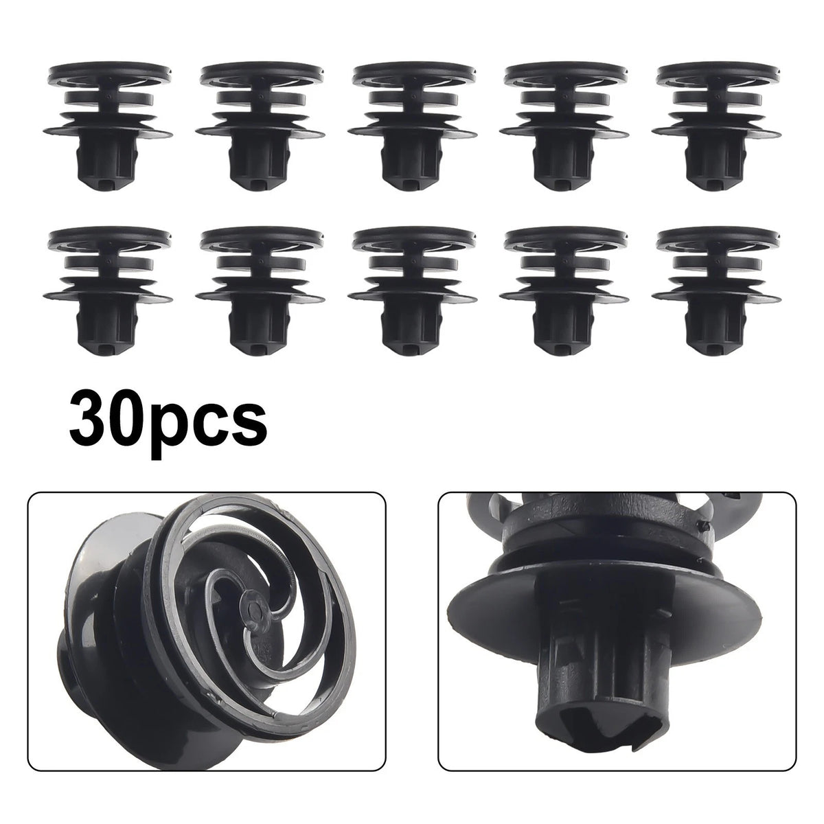 Set of 30 Car Door Trim Panel Rivet Clips for Golf, Passat