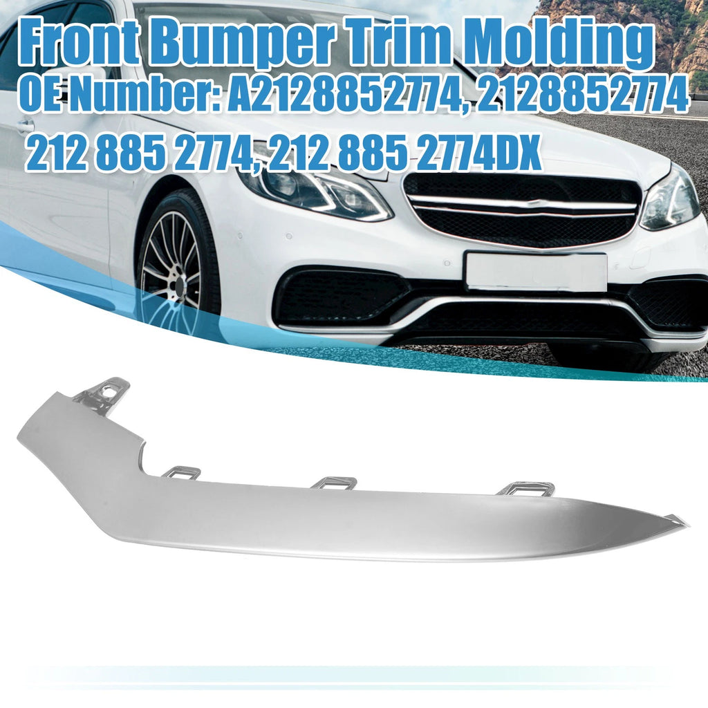 Front Left Chrome Plated Bumper for Mercedes-Benz C-Class (2015–2021)