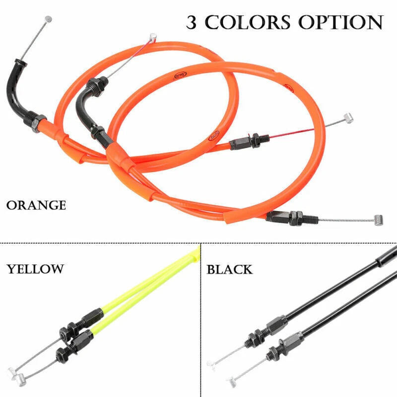 2X Throttle Cables for Honda CBR1000RR (2004–2007)