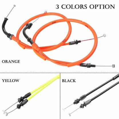 2X Throttle Cables for Honda CBR1000RR (2004–2007)