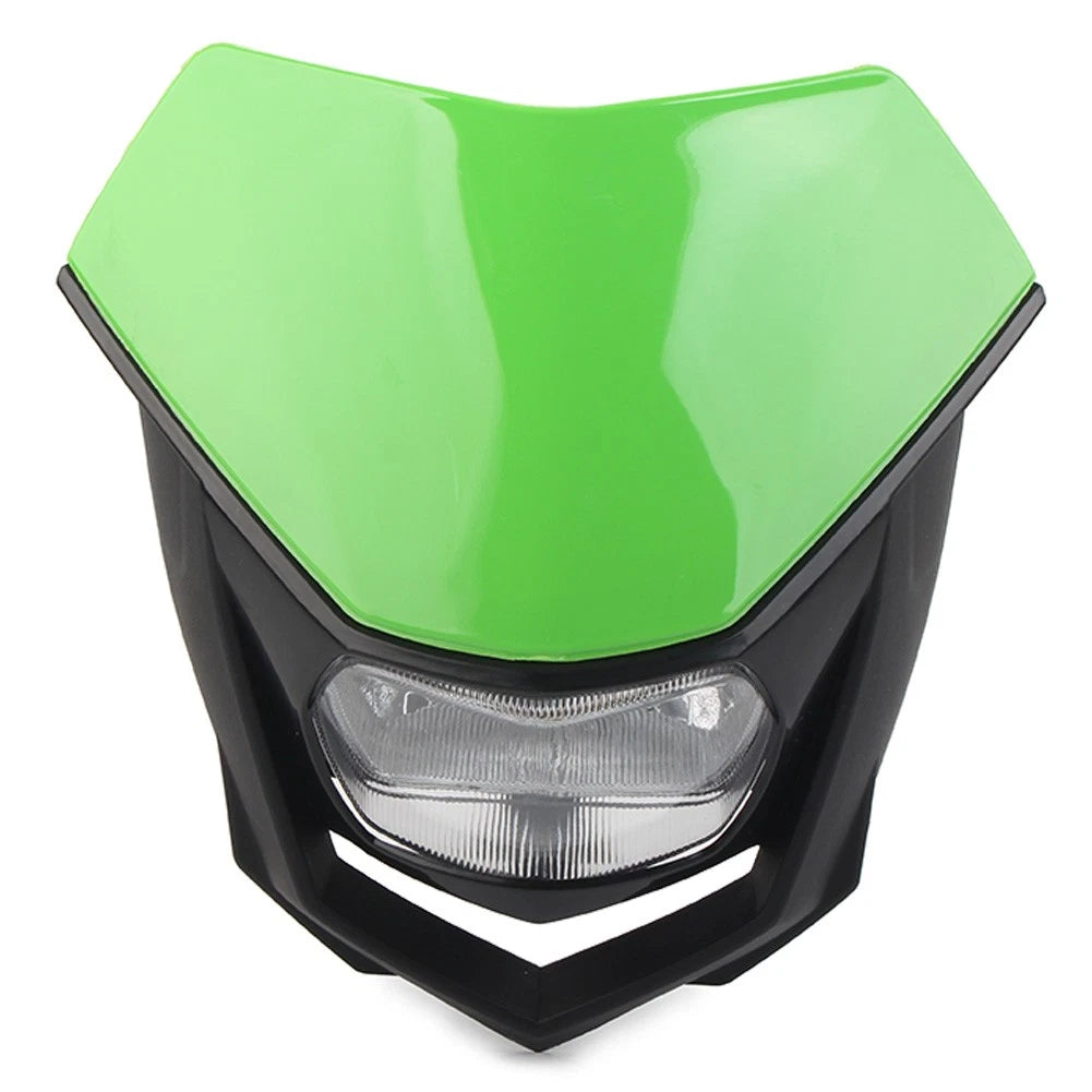Universal Headlight Fairing for Supermoto Dirt Bike - Green