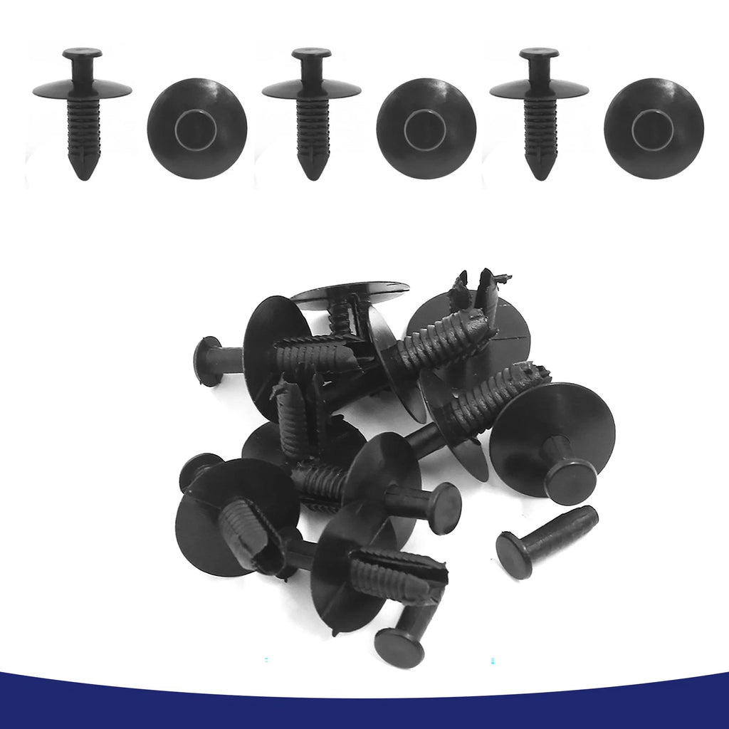 Hole Plastic Push Rivet Retainer Bumper Pin Clips for BMW (Qty 4) (2006–2020)