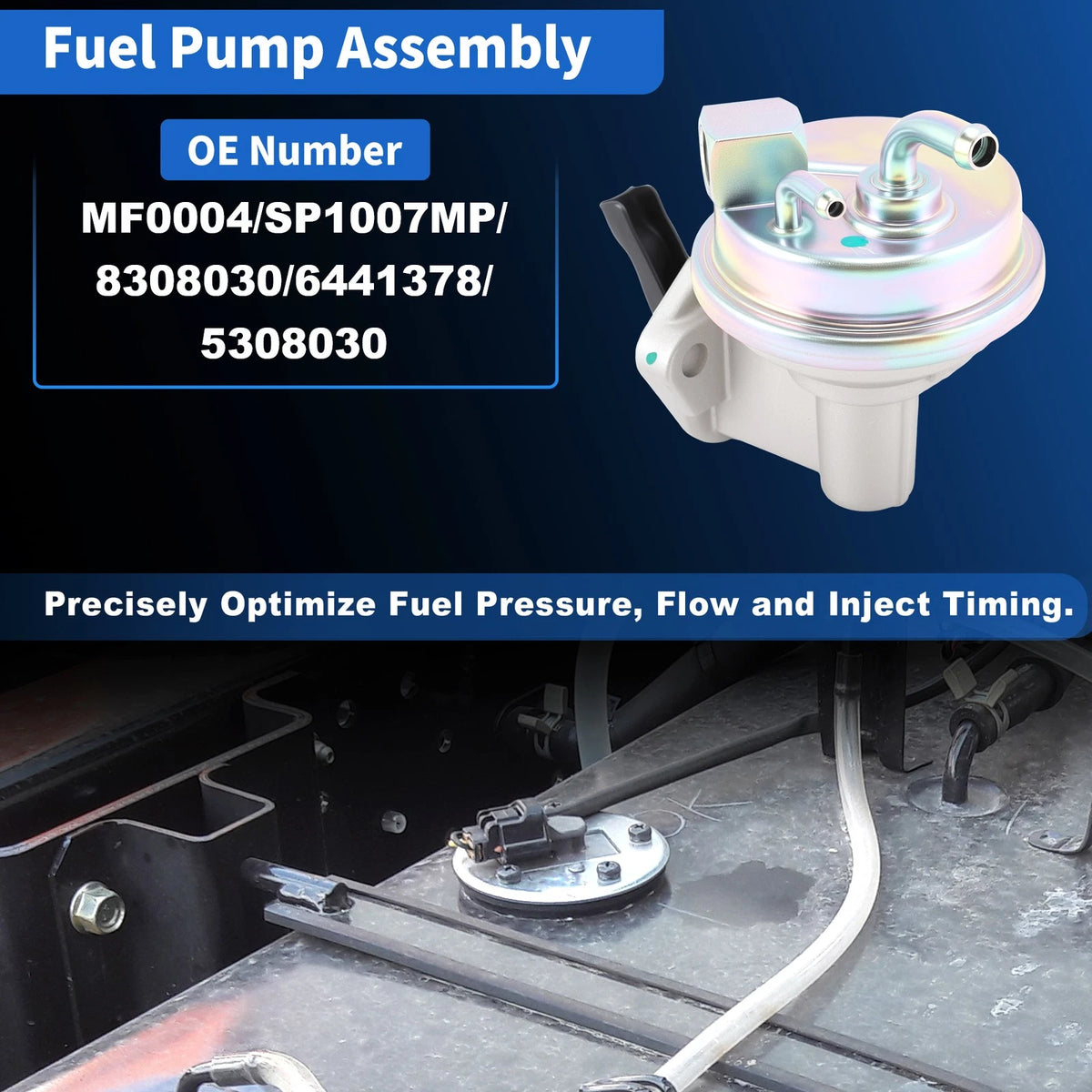 MF0004 Fuel Pump Module Assembly for Chevrolet C10 (1983) V8 5.7L