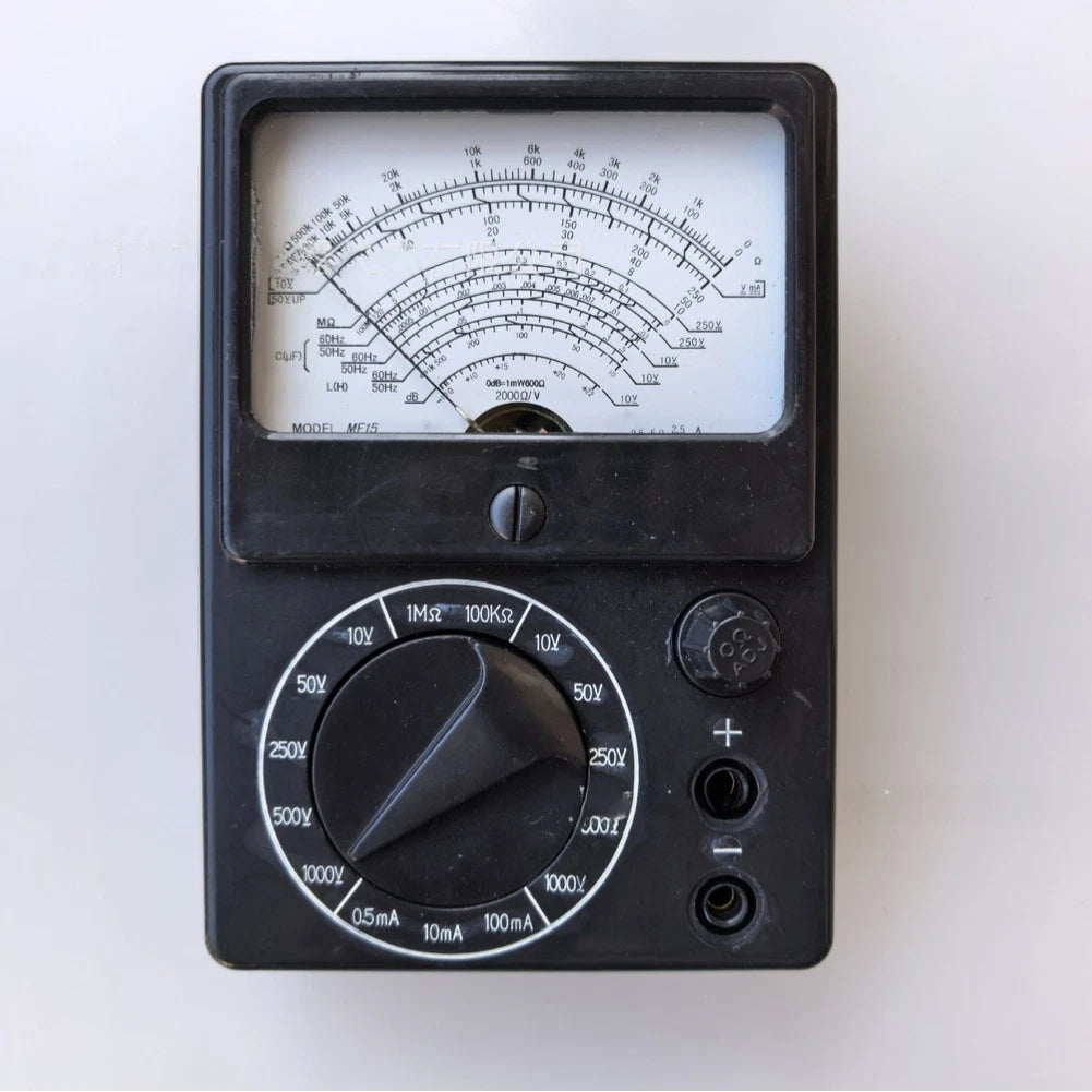 MF15 Analog Multimeter 15 Range Precision for Home Workshop and Classroom Use