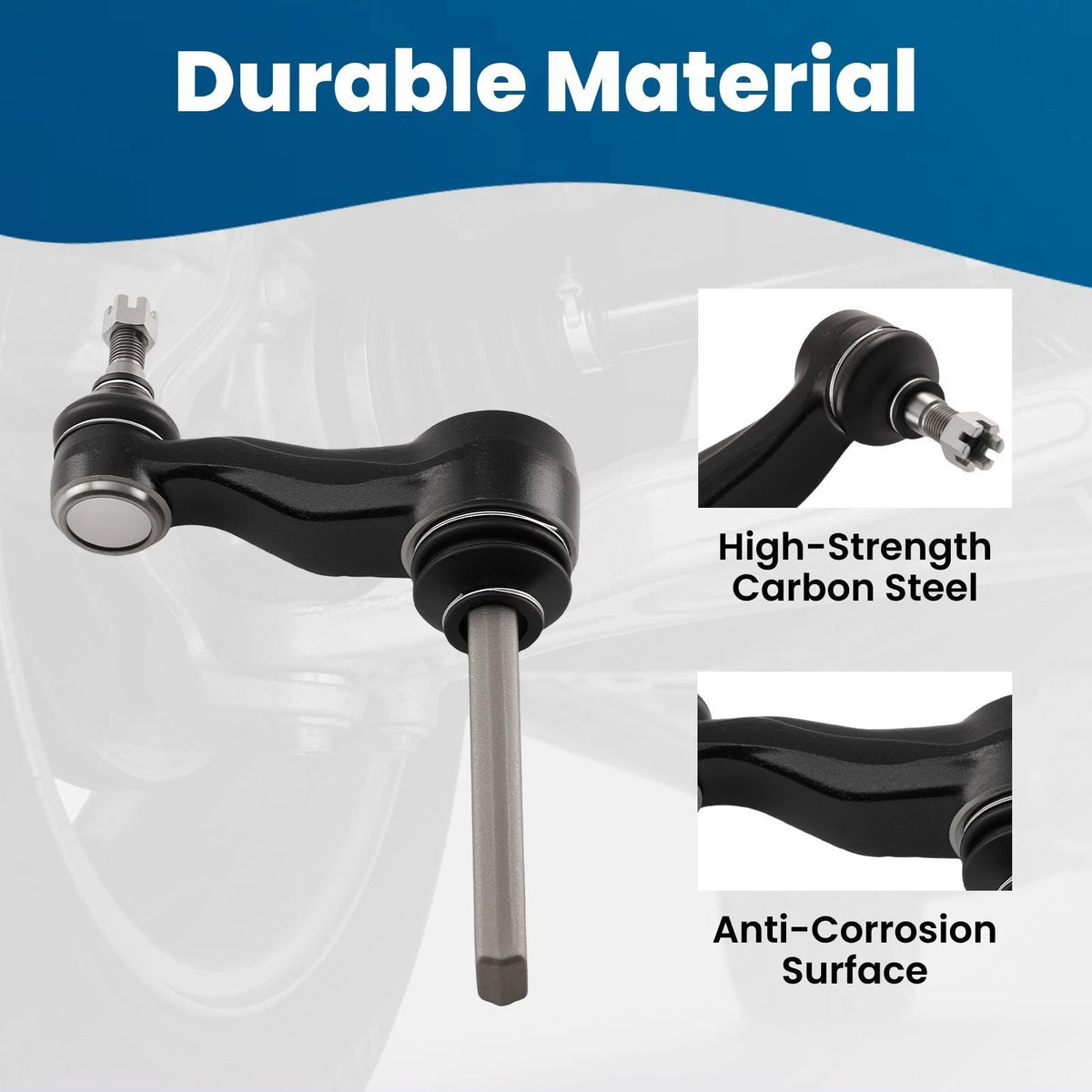 Front Pitman Arm Idler Arm Tie Rods for Ford F150/Expedition/Navigator (1997–2003)