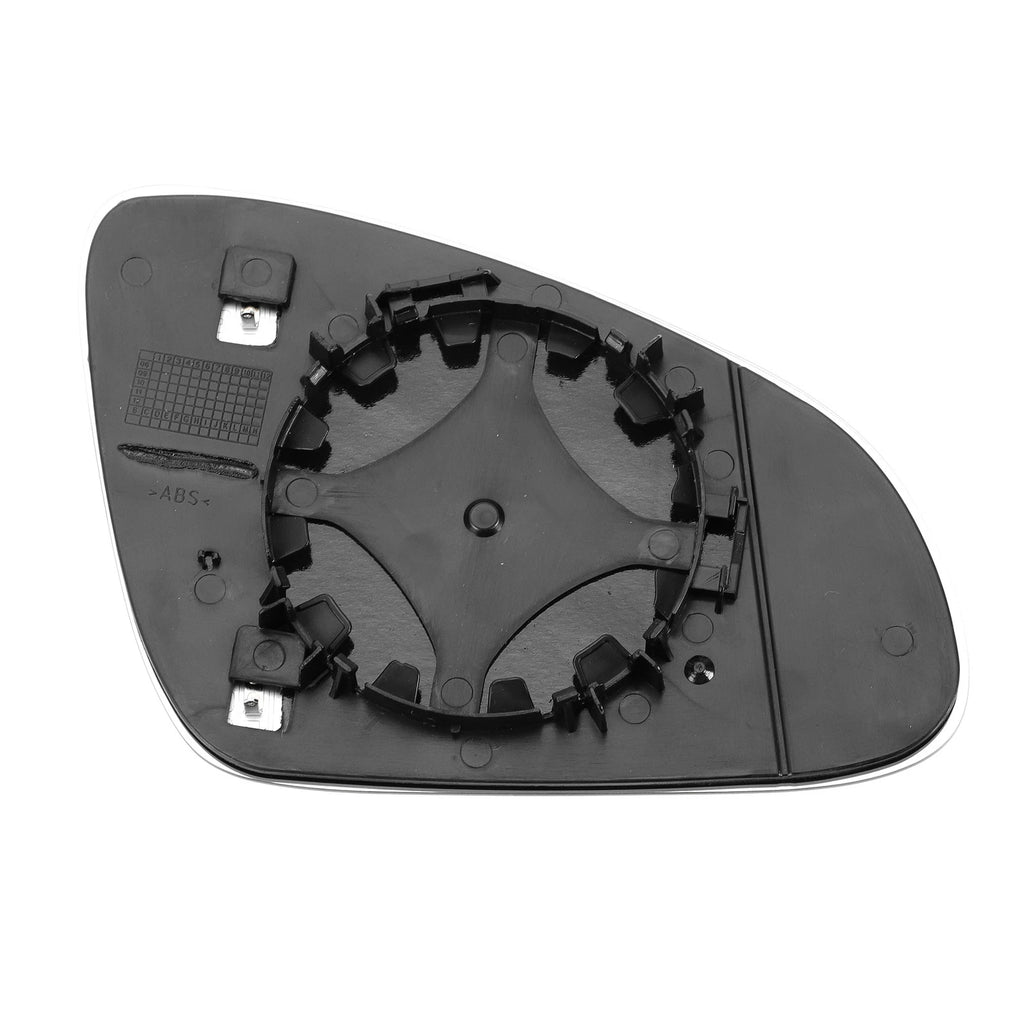 Left Side Heated White Mirror Glass for Opel Adam (2013–2019)