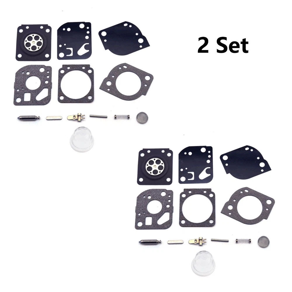 2X Carburetor Gasket Repair Kit for Poulan Ryobi Homelite Zama C1U-W19 RB-117