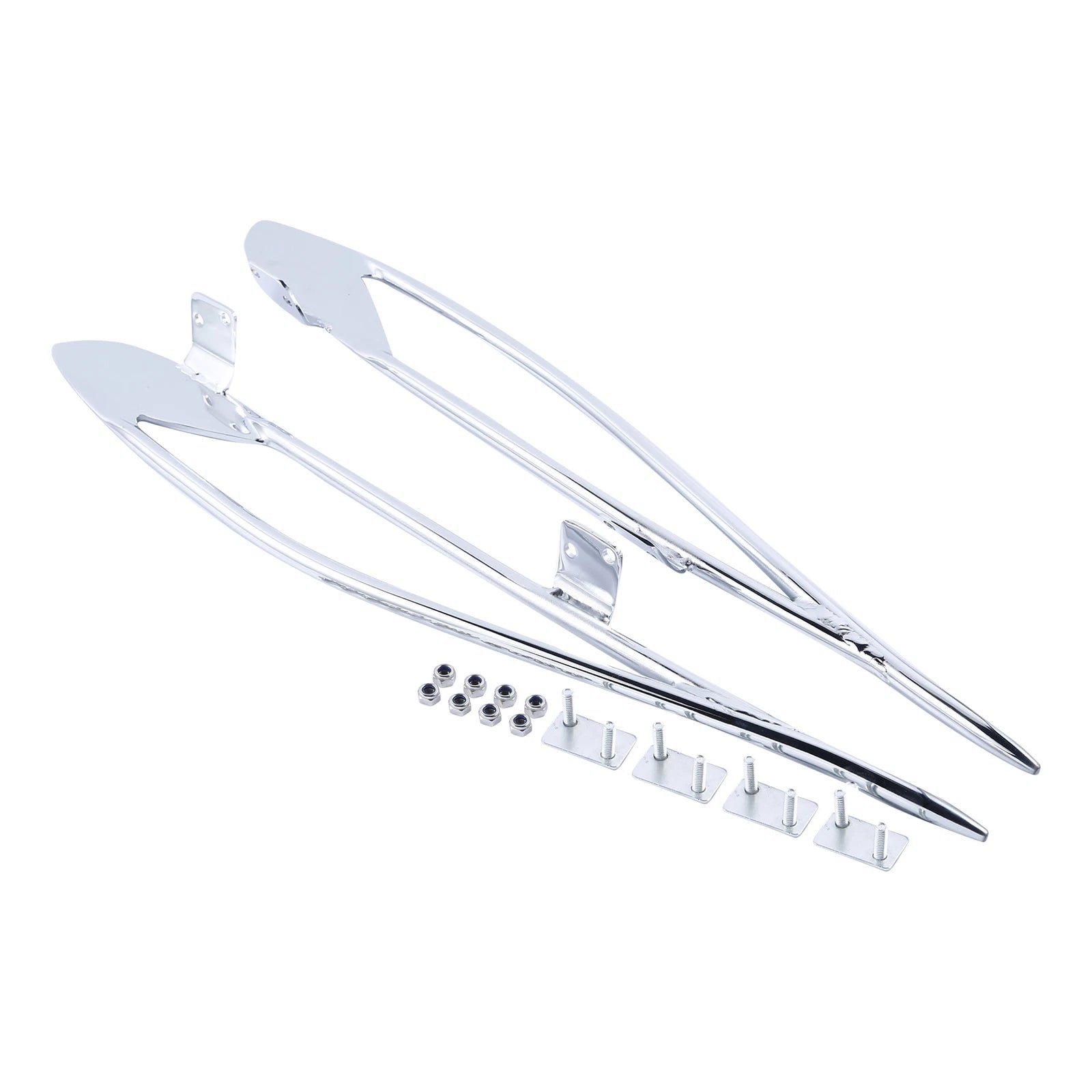 Chrome Saddlebag Protector Rails for Indian Chieftain Springfield (2014–2023)