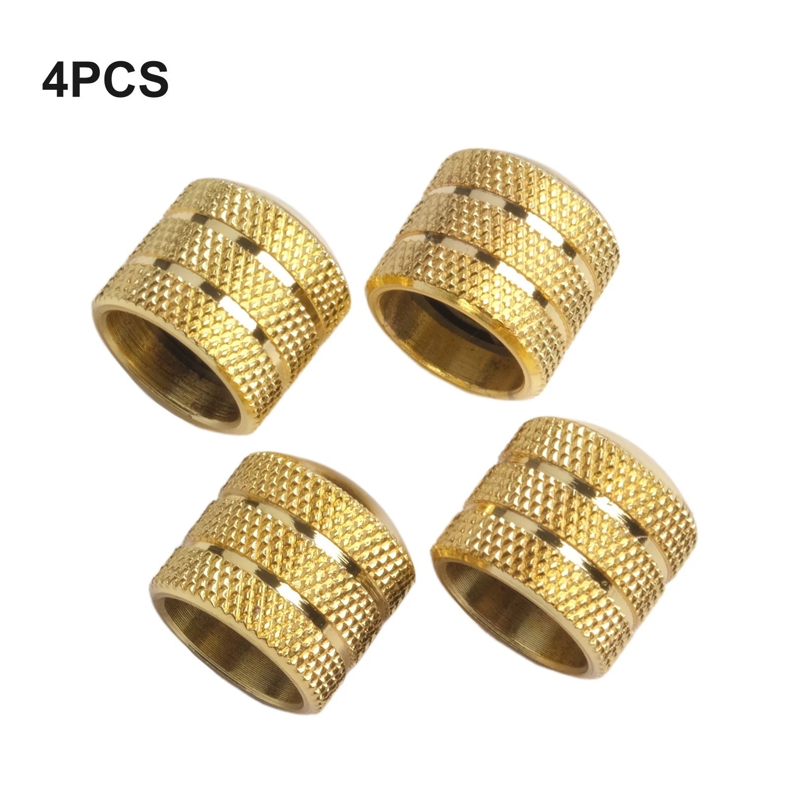 4X Dome Tone Volume Control Knobs for Electric Bass