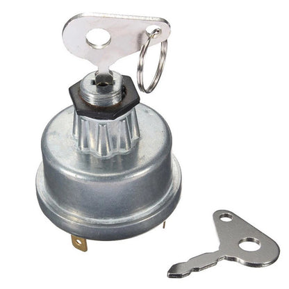 Ignition Key Set & Switch Assembly for Agricultural Equipment (12V/24V)