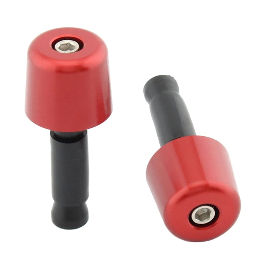 Handlebar Grips for Universal Motorcycle (1in/25.4mm) - Red