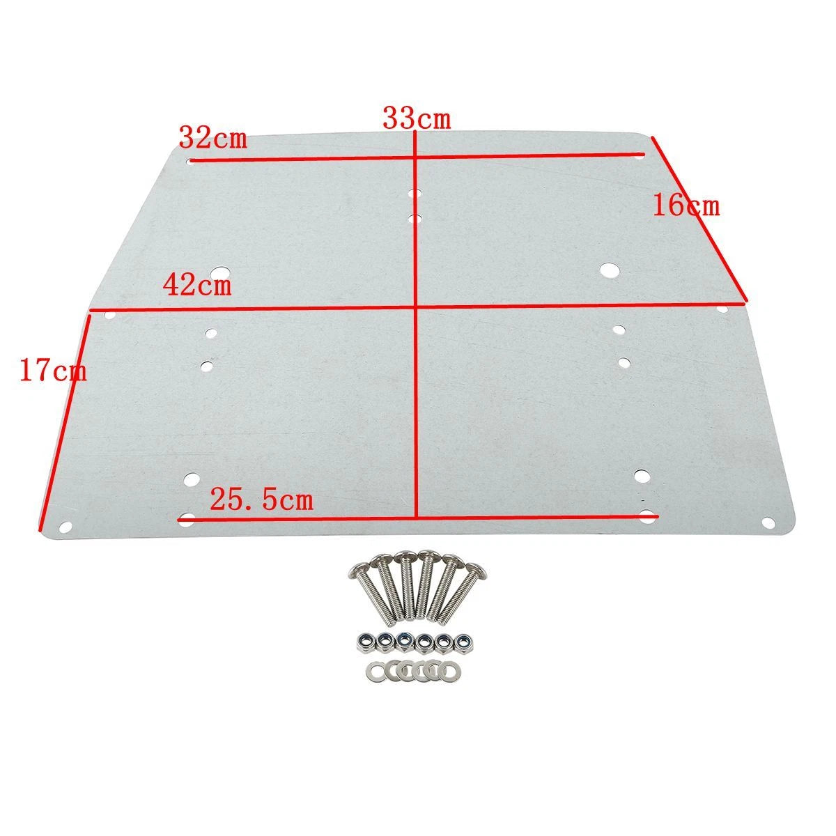 5.5" Razor Trunk Backrest Plate for Harley Touring (1997–2013) Black