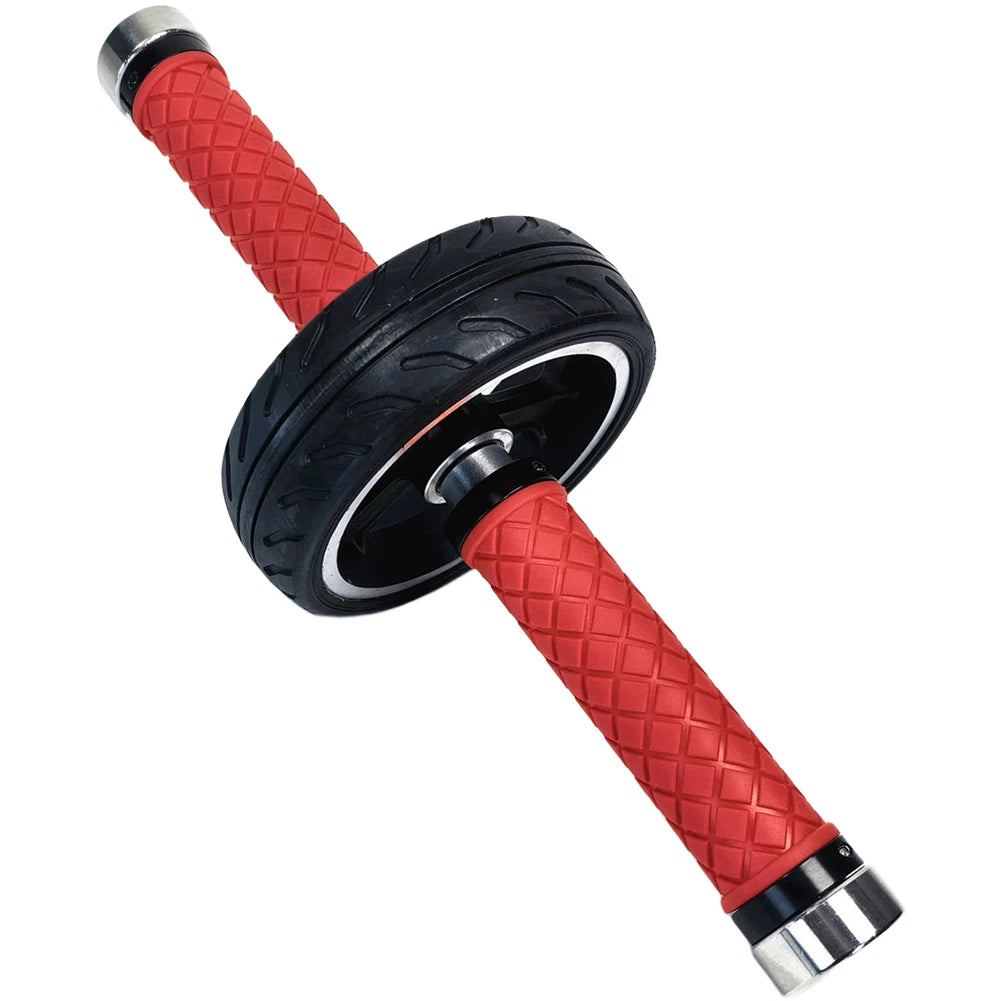 Abdominal Wheel with Silent Bearings and Anti-slip Rubber Tire