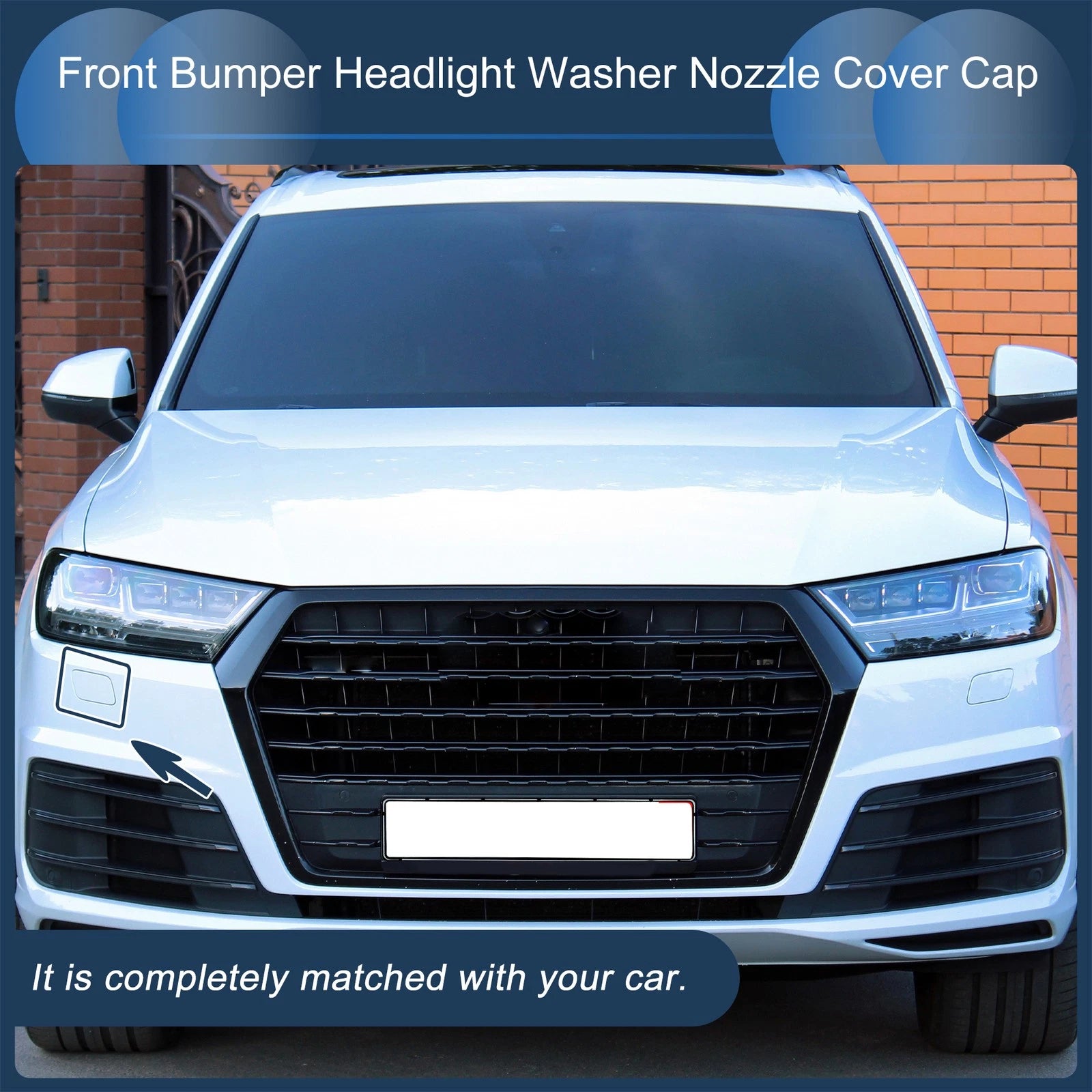 Front Right Washer Nozzle Cover Cap for Audi Q7 (2017–2019)