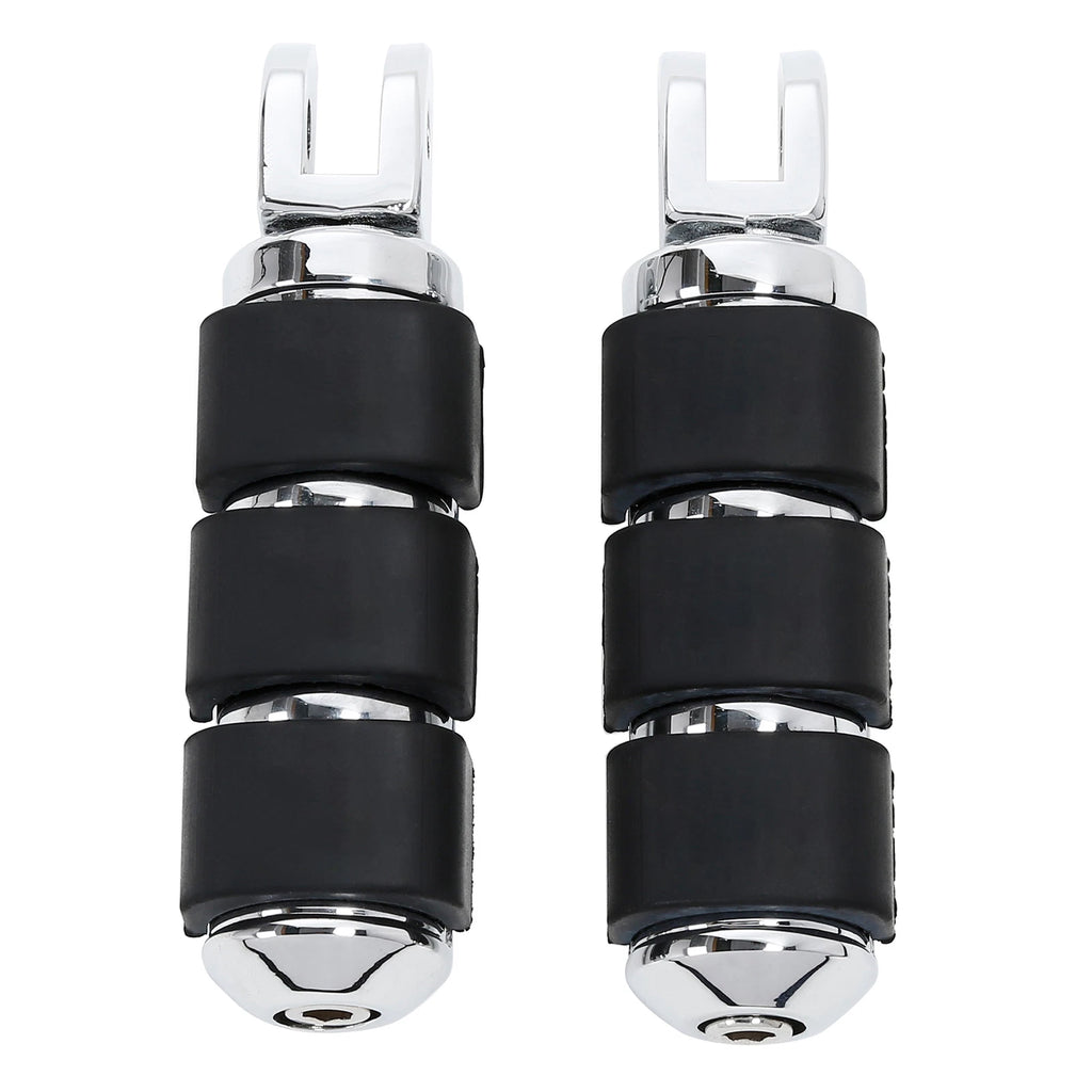 Chrome Footpegs Bracket for Harley Low Rider (2018–2025)