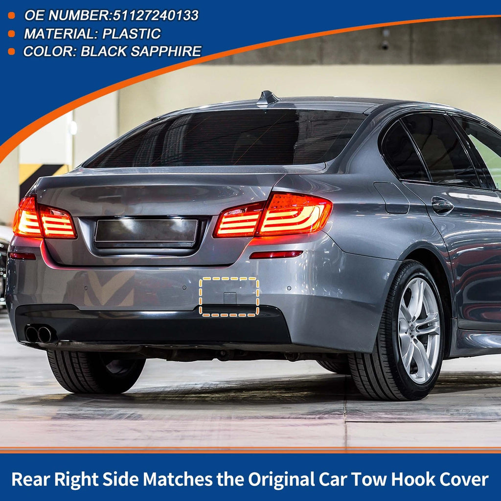 Rear Tow Hook Cover Replacement for BMW 5 Series (2017–2023)