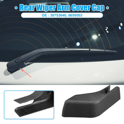 Rear Windshield Wiper Arm Cover Cap 30753640 for Volvo XC90 (2003–2011) Black