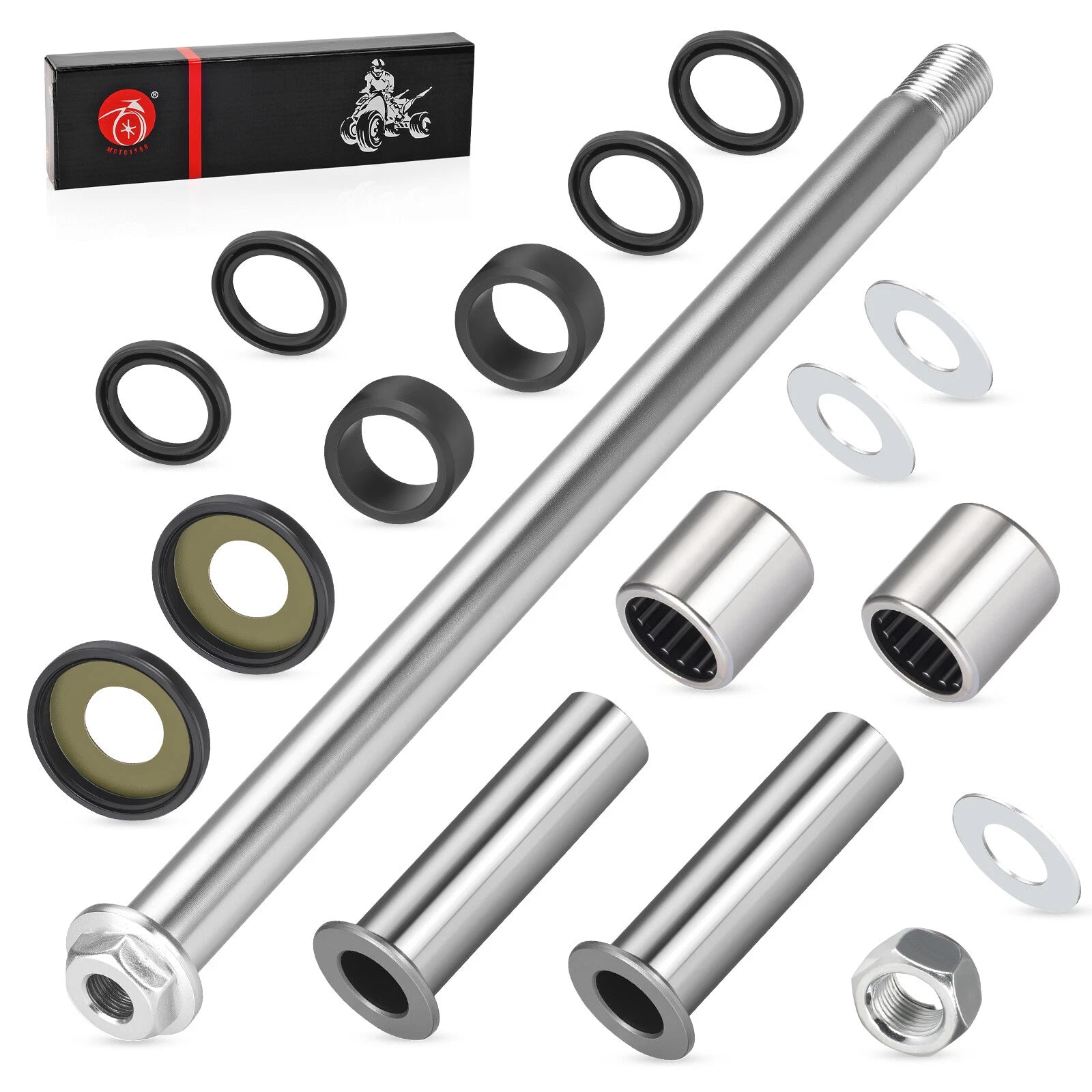 Swing Arm Pivot Bolt Bearing Seal Kit for Suzuki Quadsport Z400 LTZ400 (2003–2014)