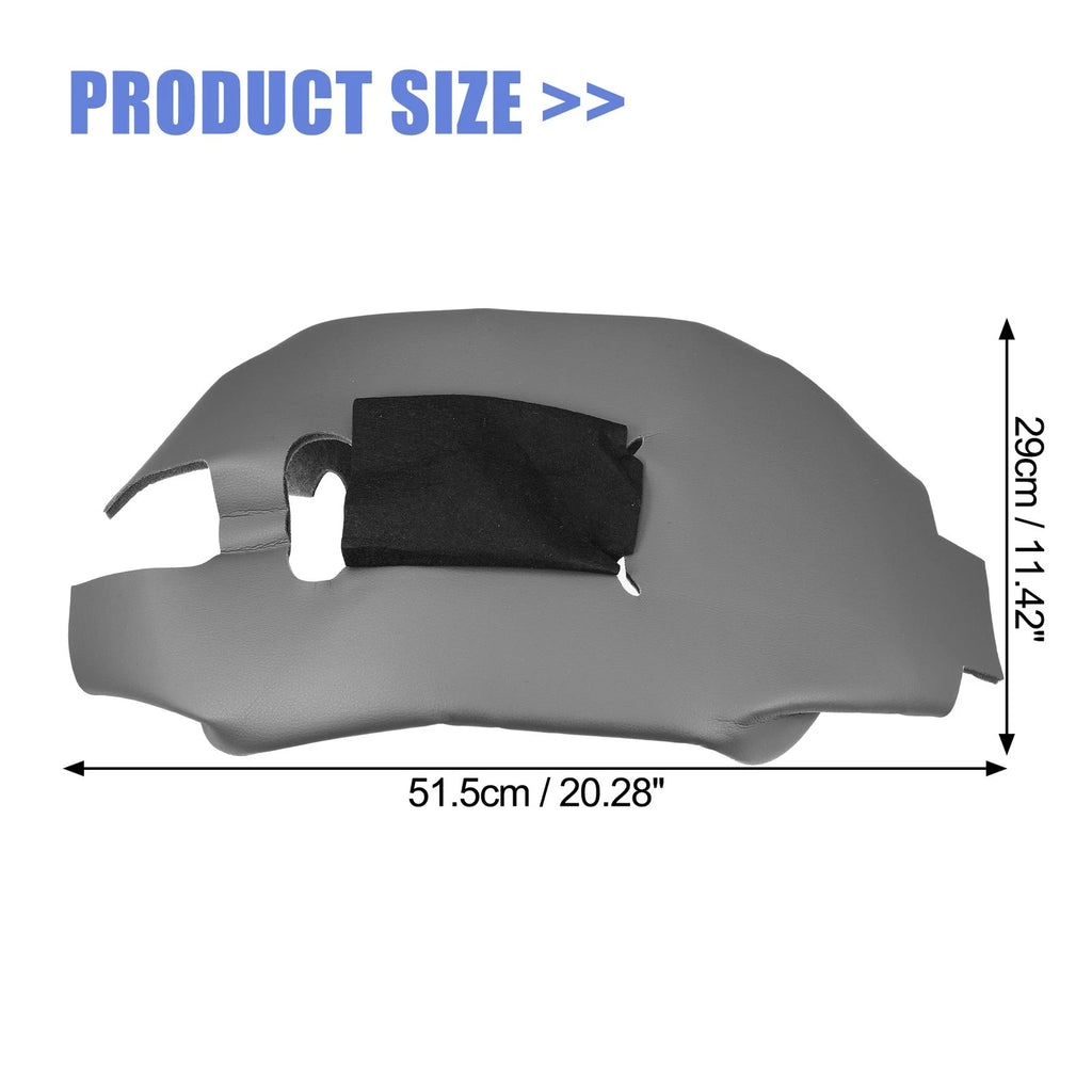 Center Console Armrest Box Cover for Chevy Silverado (2014–2018) Black Gray