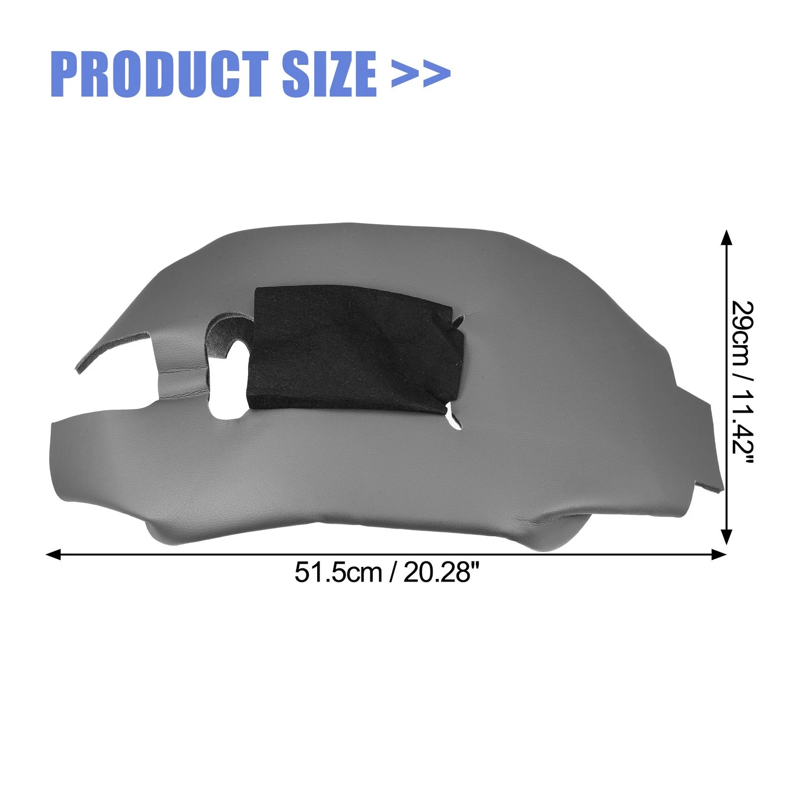 Center Console Armrest Box Cover for Chevy Silverado (2014–2018) Black Gray