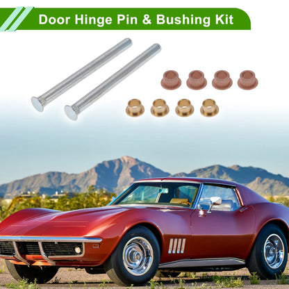 Door Hinge Pin and Bushing Kit Replacement for Chevrolet Corvette Blazer (20046147)