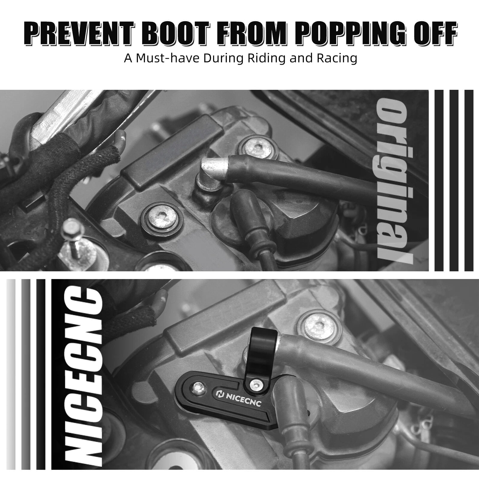 Spark Plug Boot Hold Down for Yamaha YFZ450R/RSE (2009–Present)