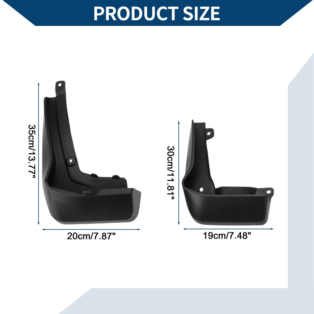 Mud Flaps Splash Guards 1Set Front Rear for Honda XRV (2019–2023)