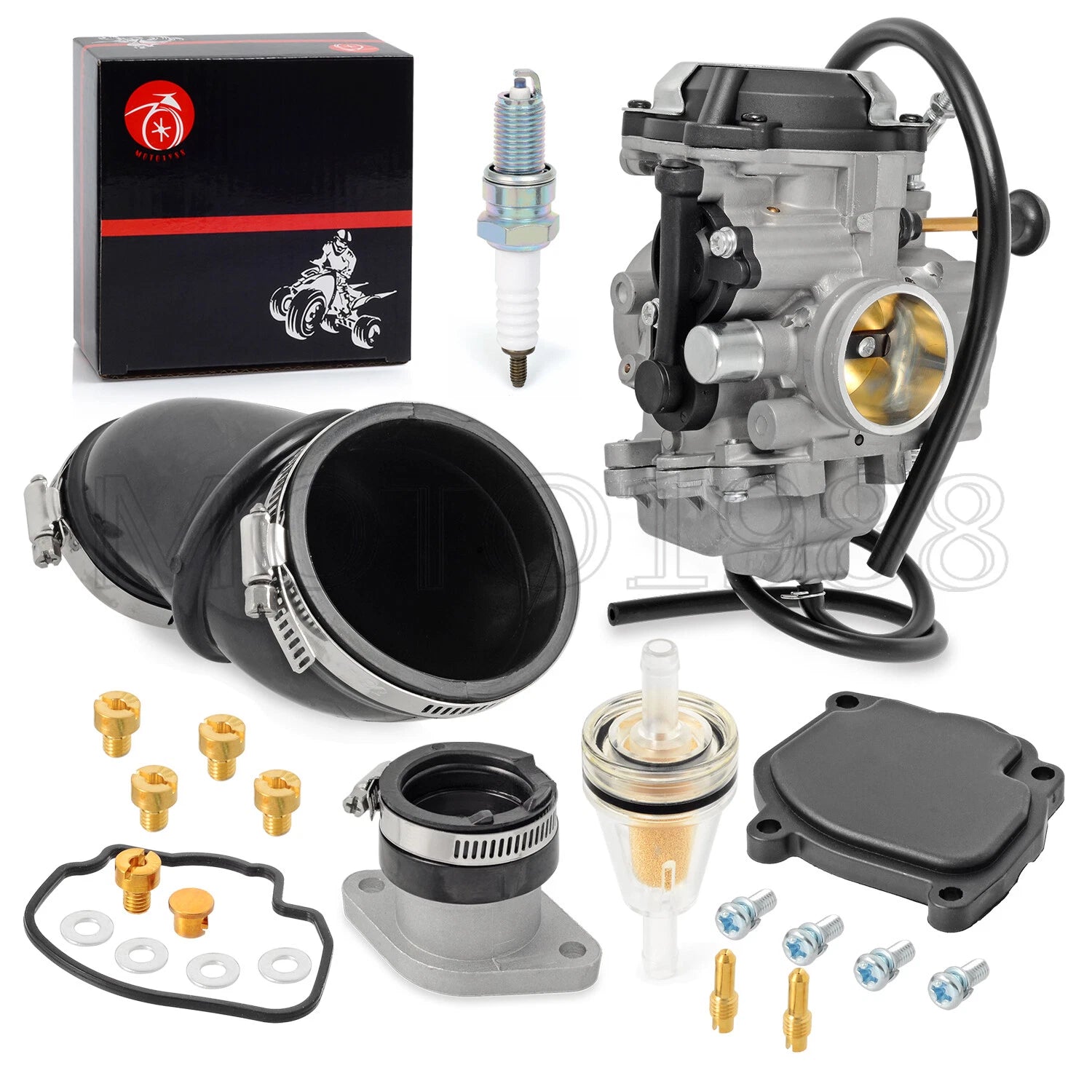 Carburetor & Intake Manifold Boot for Yamaha Wolverine 350 (1996–2005)