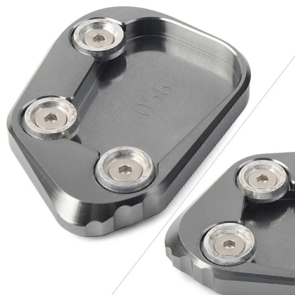 Kickstand Side Stand Enlarger Plate for Honda CBR250RR (2017–2018) 1pc Grey