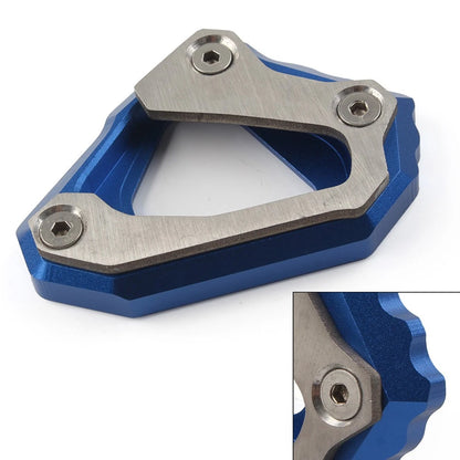Kickstand Side Stand Enlarger Foot Support Plate for Yamaha MT-10 (2015–2021) - Blue