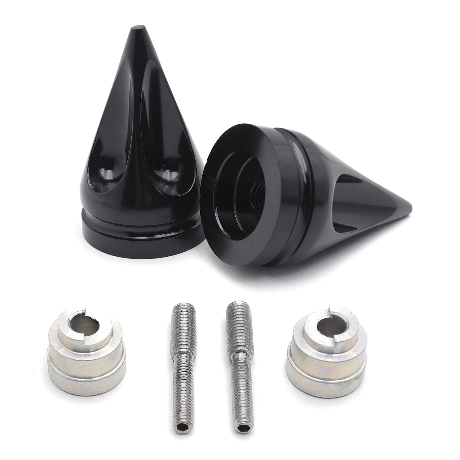 Pair Cone Handle Bar Ends for Honda CBR (1993–2007) Chrome